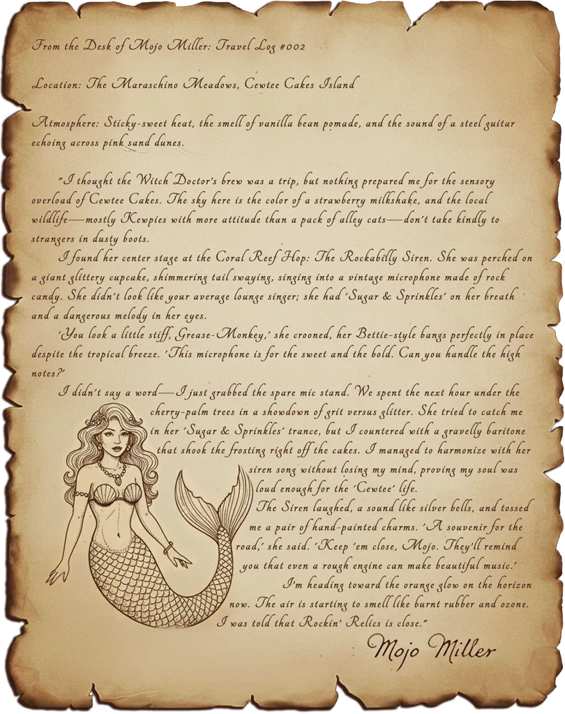 Cewtee Cakes Island field notes